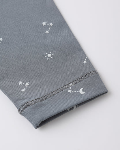 Quincy Mae Bamboo Short Sleeve Pajama Set - Starlight