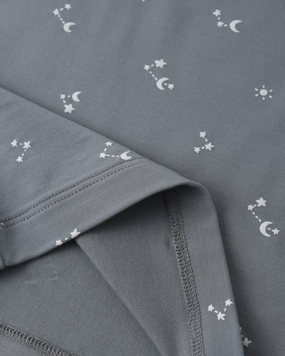Quincy Mae Bamboo Short Sleeve Pajama Set - Starlight