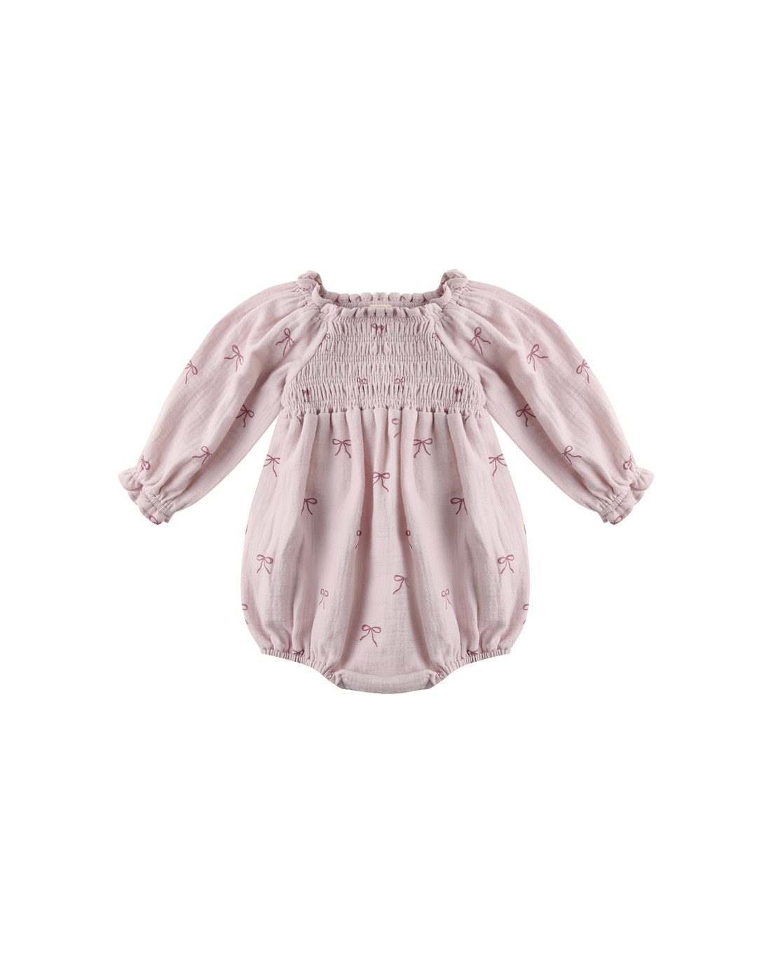 Quincy Mae Eden Romper - Bows
