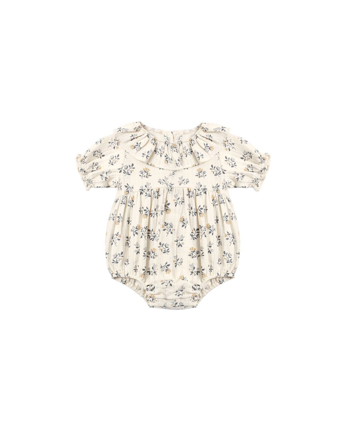Quincy Mae Collared Romper - French Floral