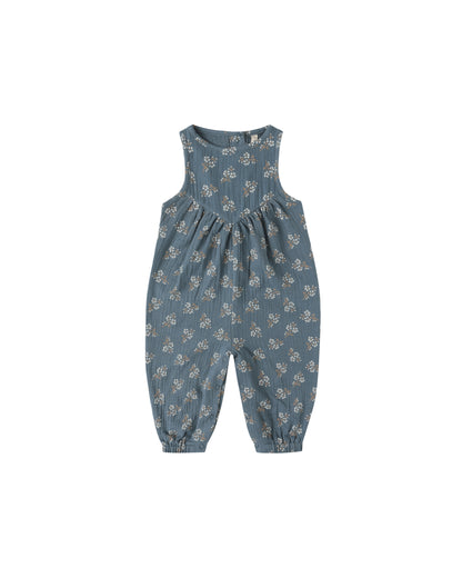 Quincy Mae Maisie Overall - Blue Floral