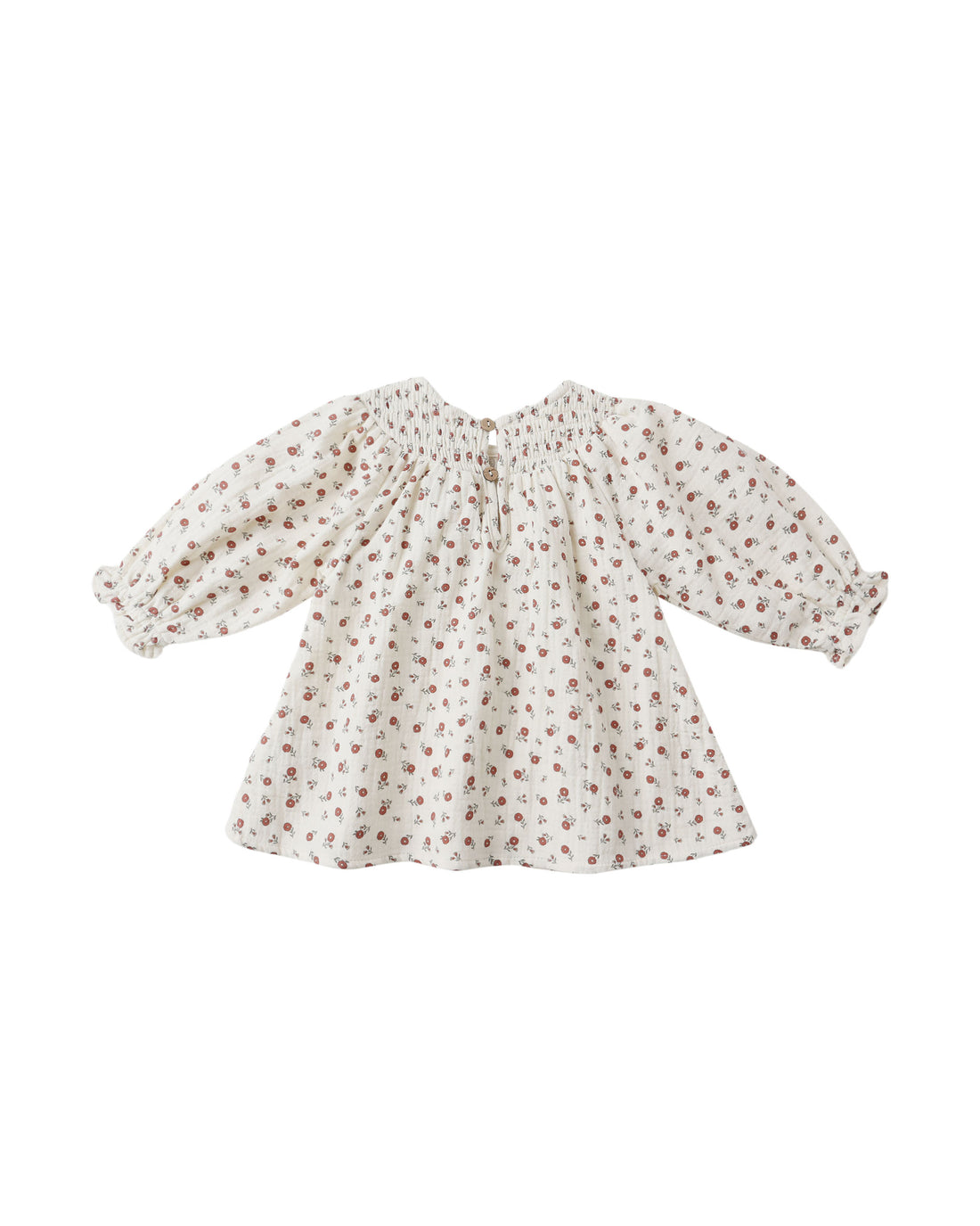 Quincy Mae V Smocked Dress - Winter Ditsy