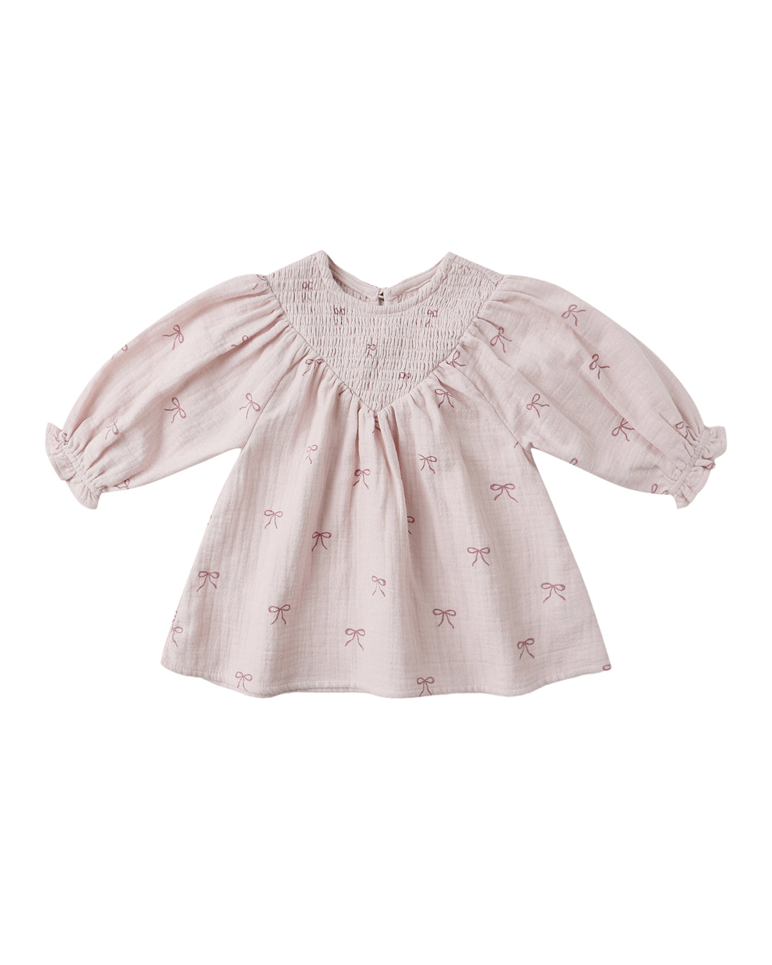 Quincy Mae V Smocked Dress - Bows
