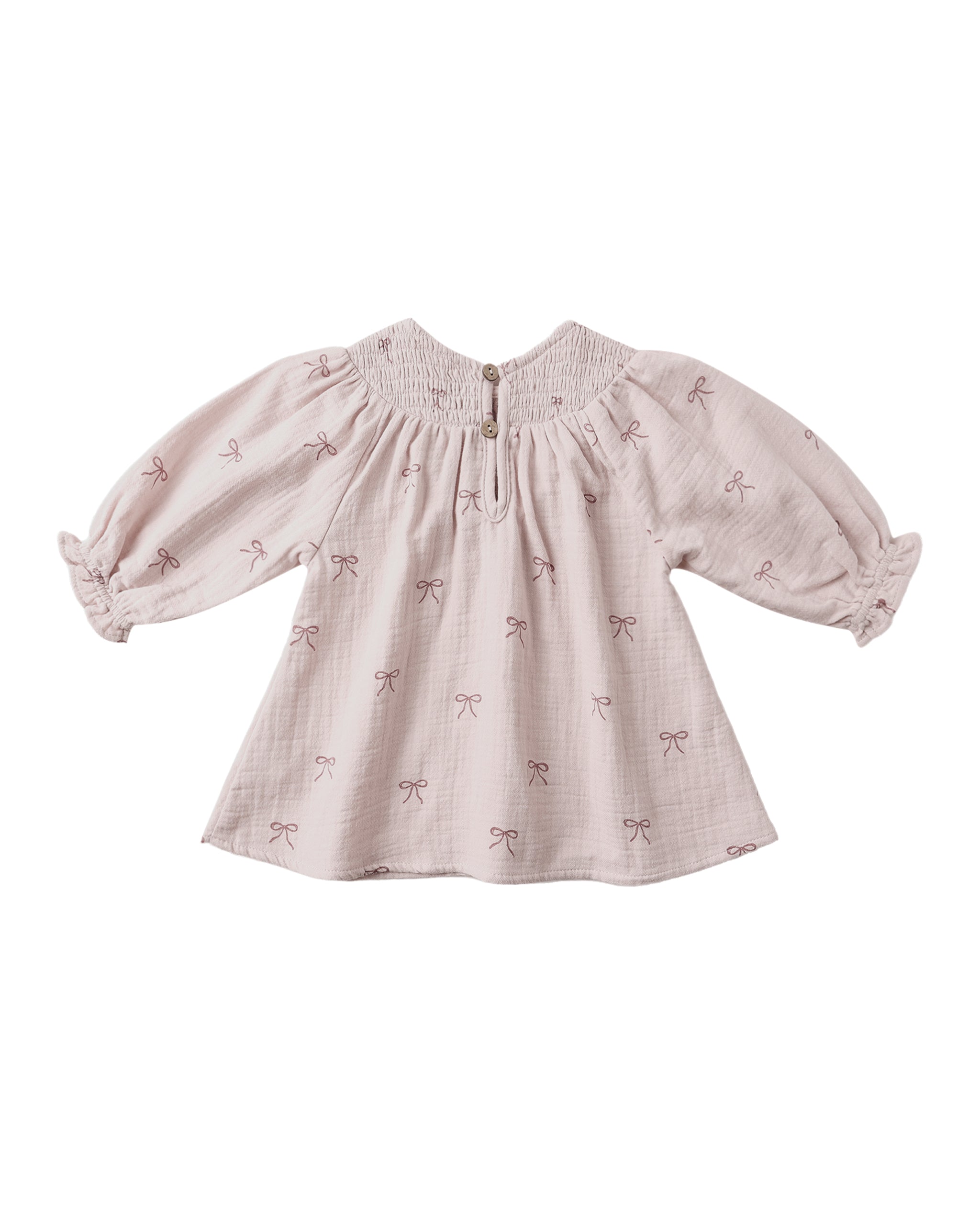 Quincy Mae V Smocked Dress - Bows