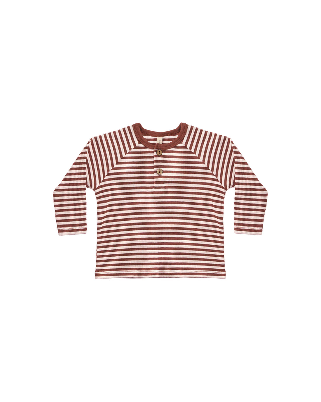 Quincy Mae Henley Knit Top - Candy Stripe