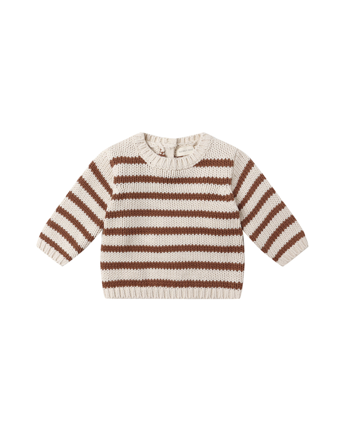 Quincy Mae Rex Sweater - Cedar Stripe