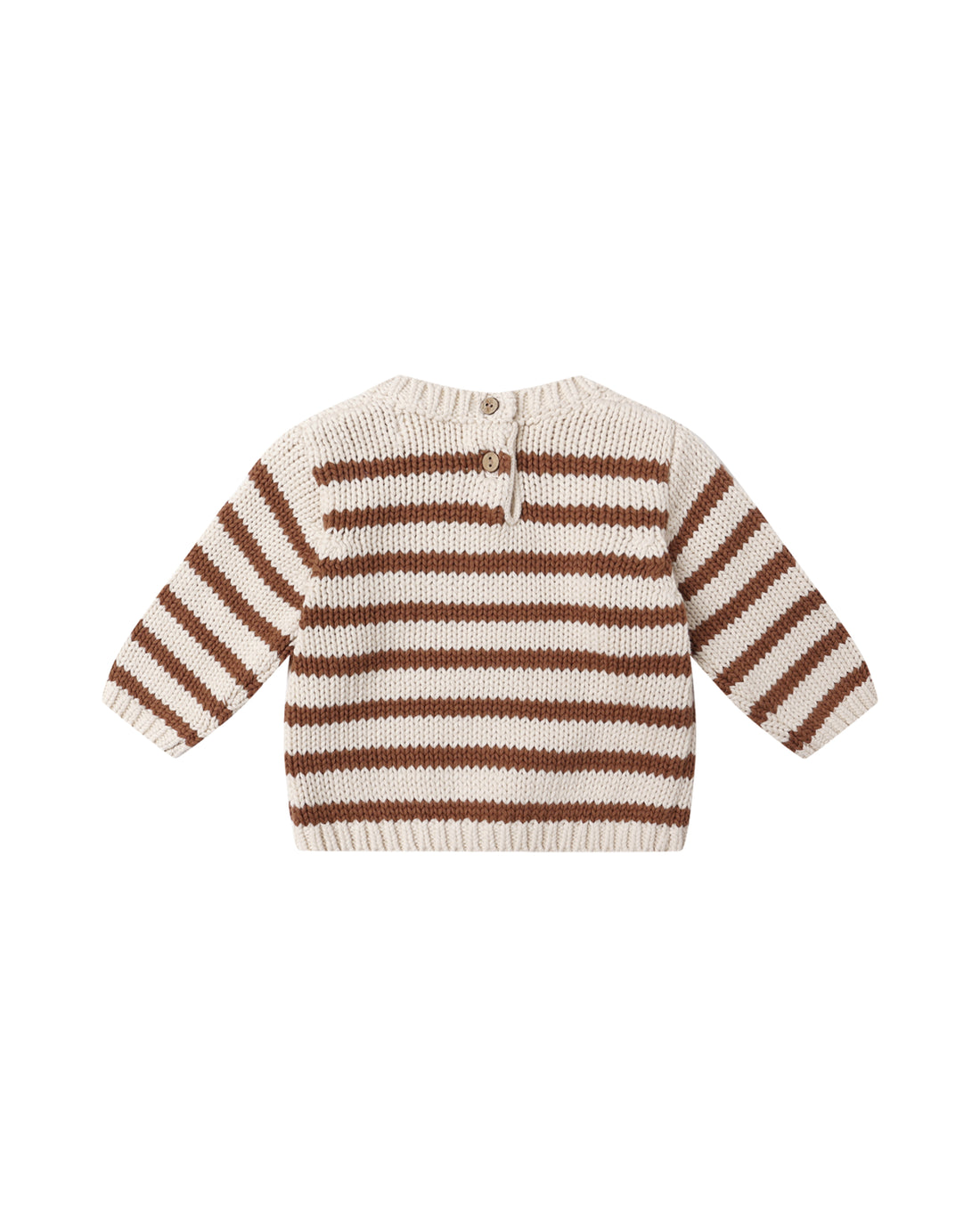 Quincy Mae Rex Sweater - Cedar Stripe