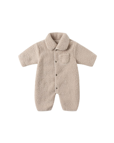Quincy Mae Shearling Reversible Jumpsuit - Oat
