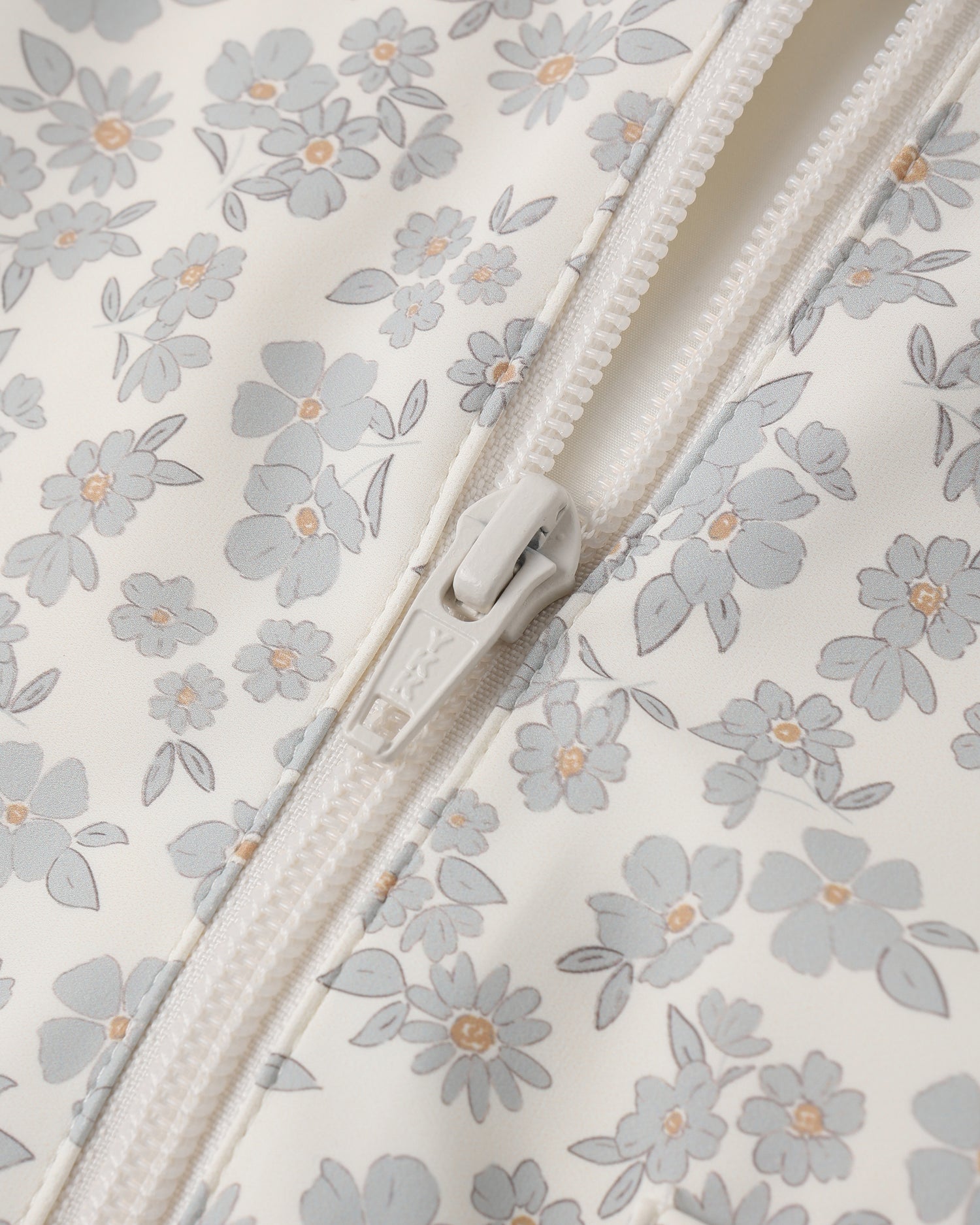 Quincy Mae Rain Coat - Blue Floral