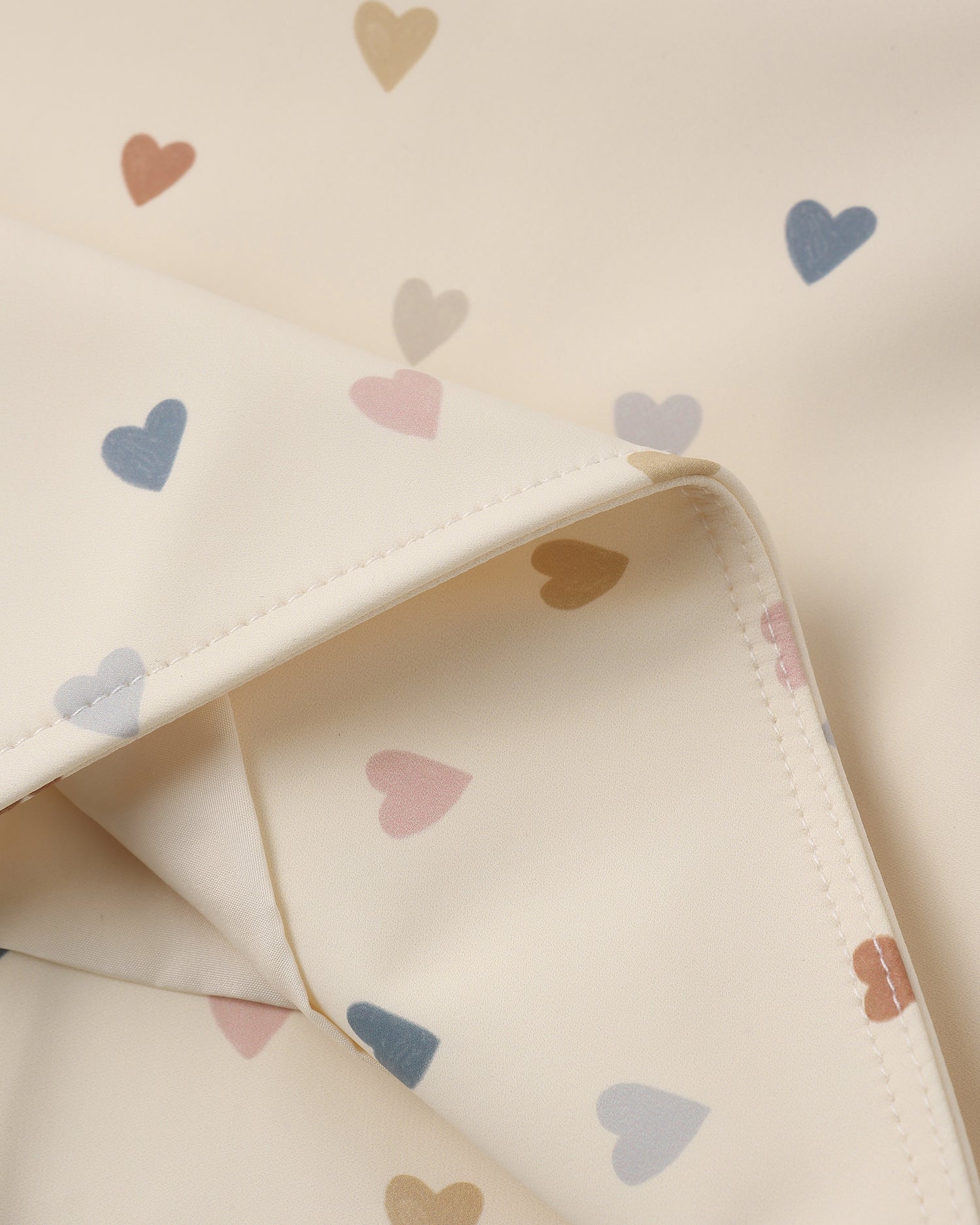 Quincy Mae Rain Coat - Confetti Heart Small