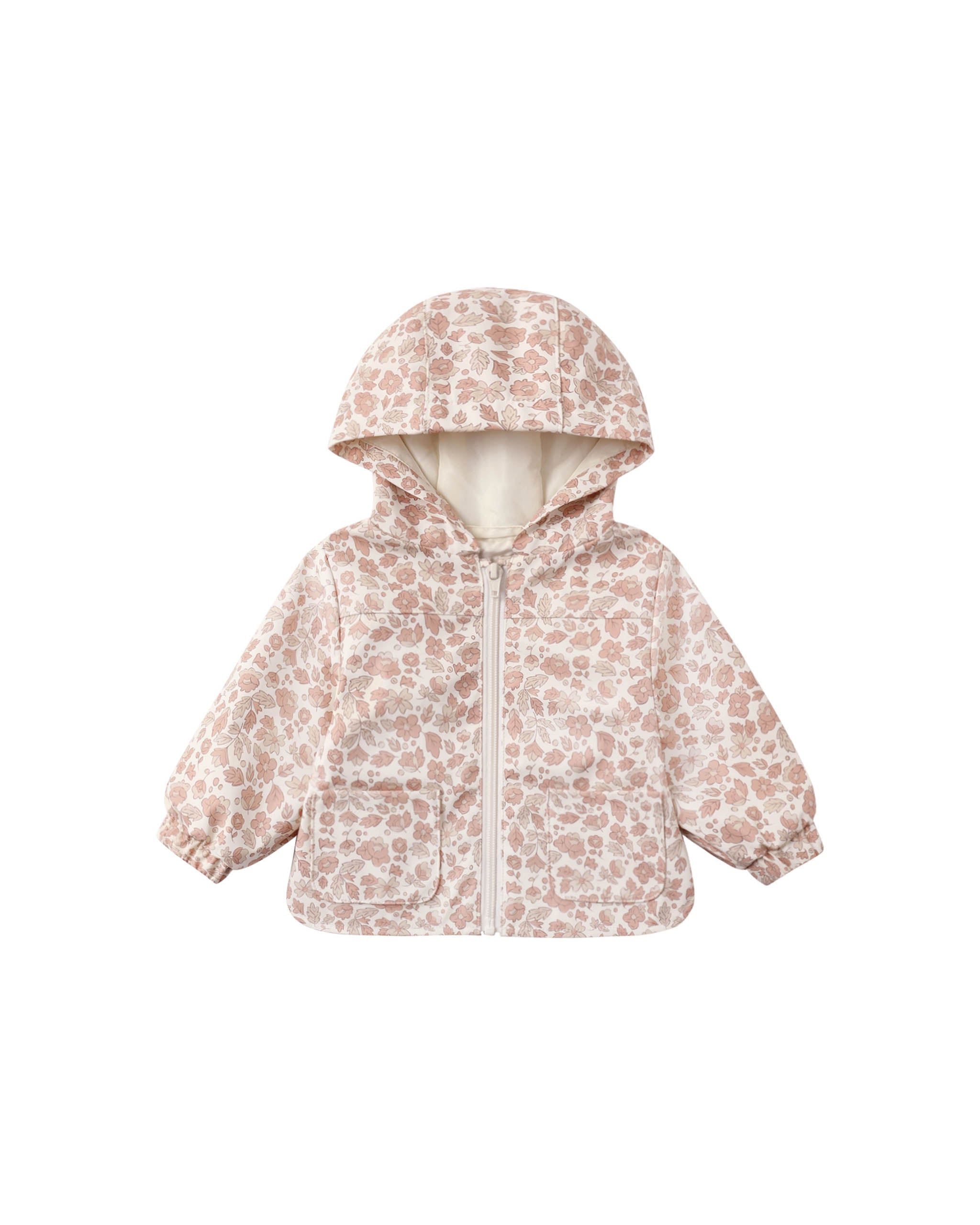 Quincy Mae Rain Coat - Pink Blossom
