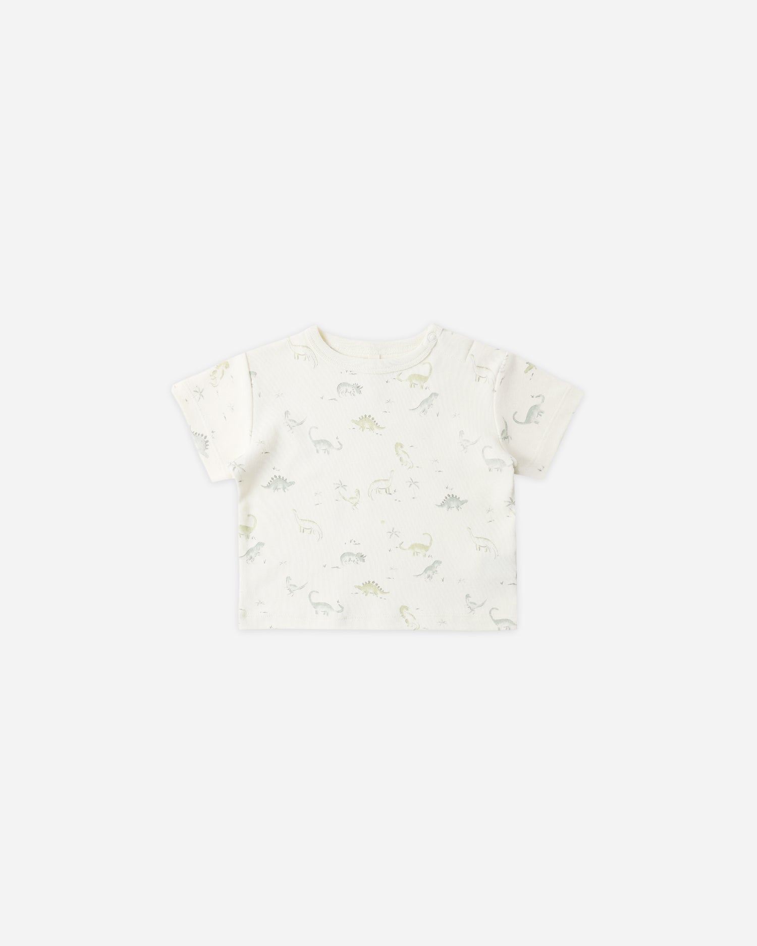 Quincy Mae Boxy Tee - Dinosaur