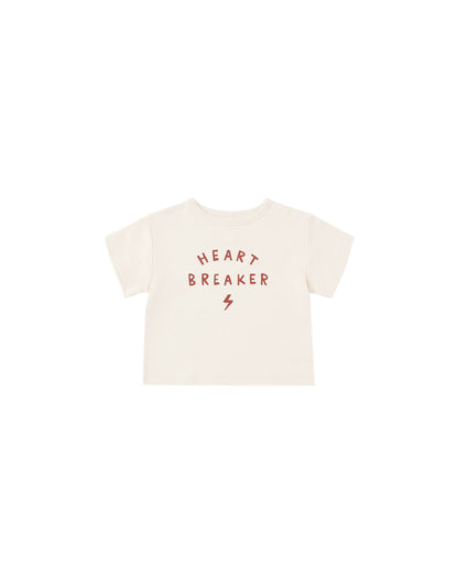 Quincy Mae Boxy Tee - Heartbreaker
