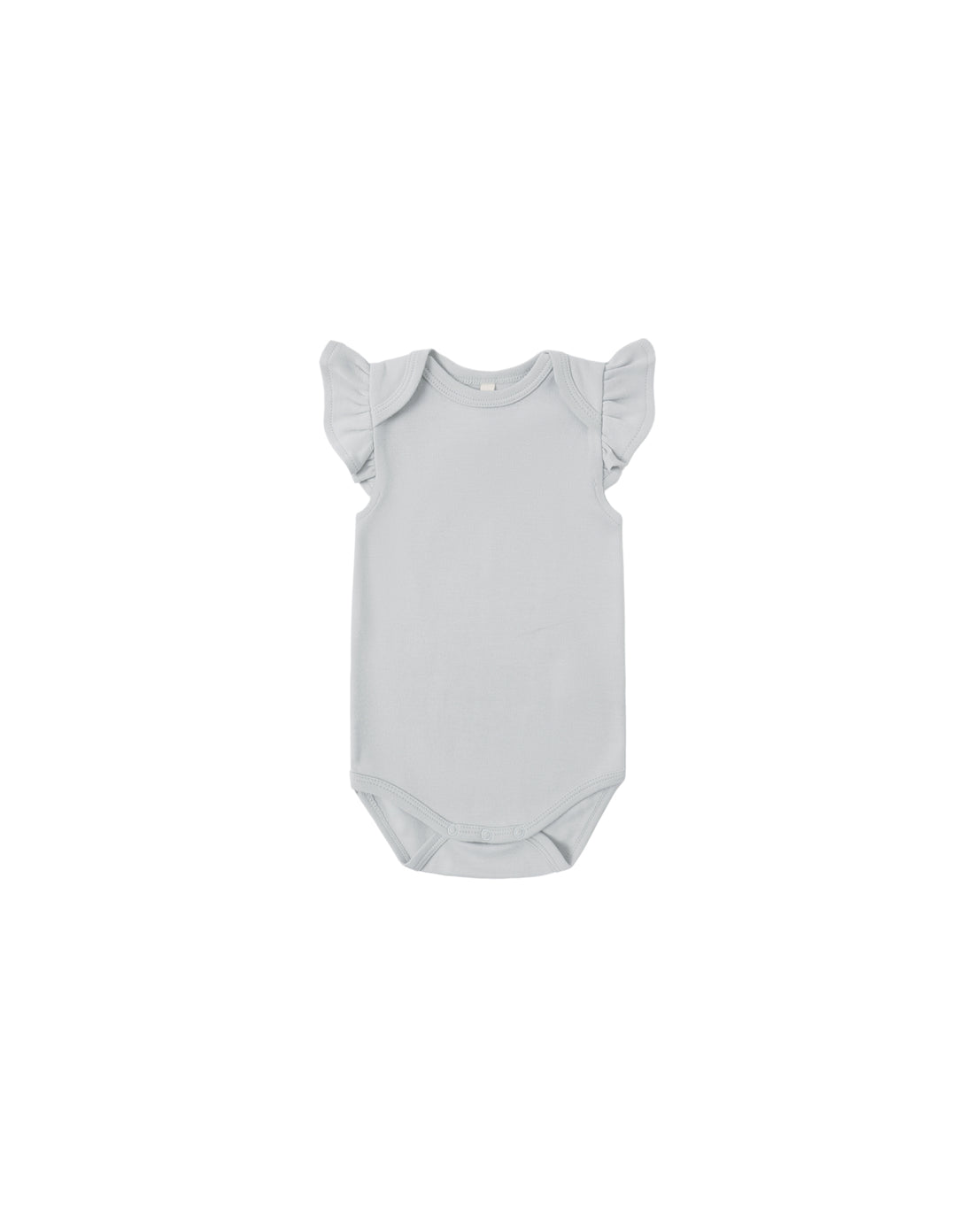 Quincy Mae Flutter Sleeve Bodysuit - Sky