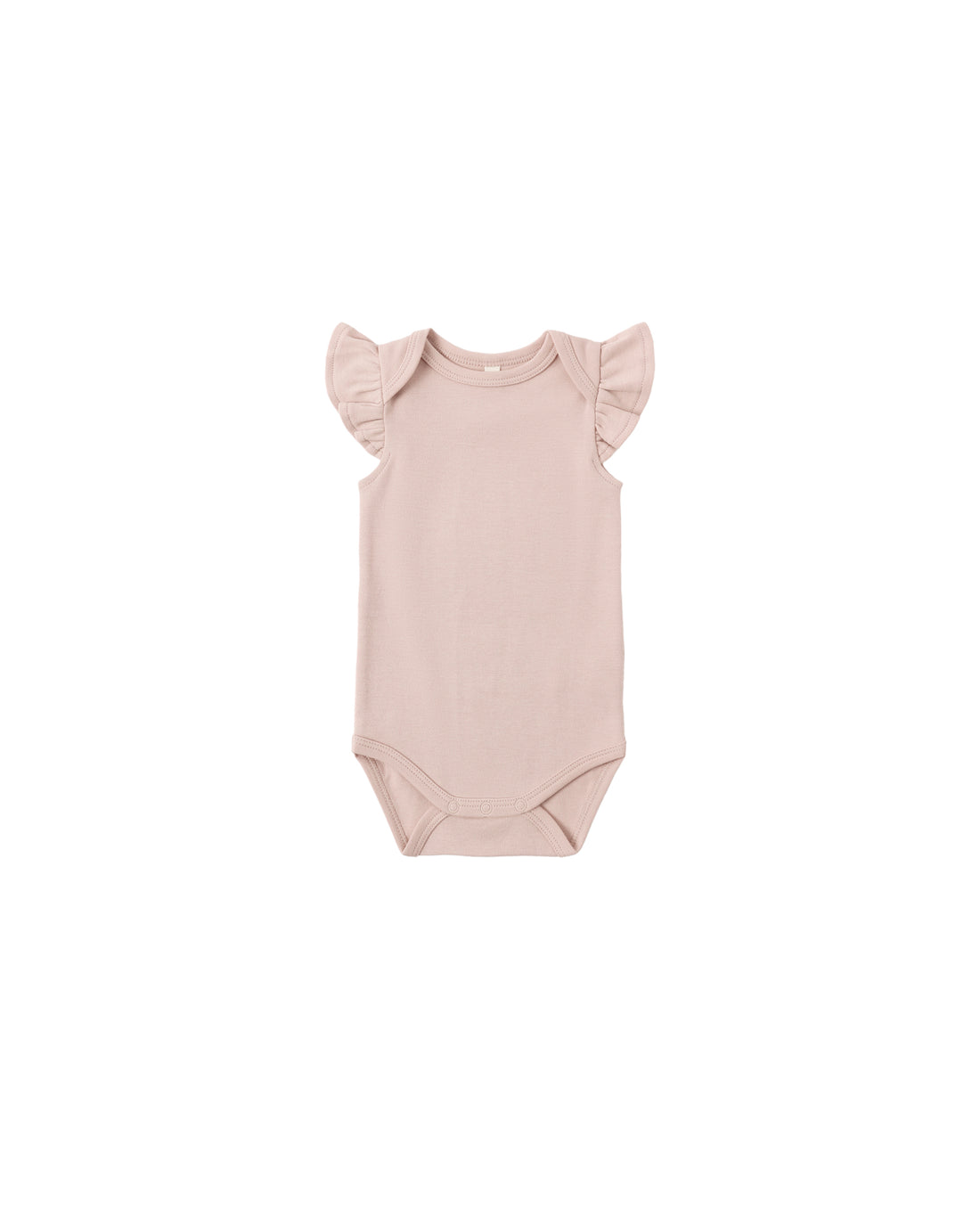 Quincy Mae Flutter Sleeve Bodysuit - Blush