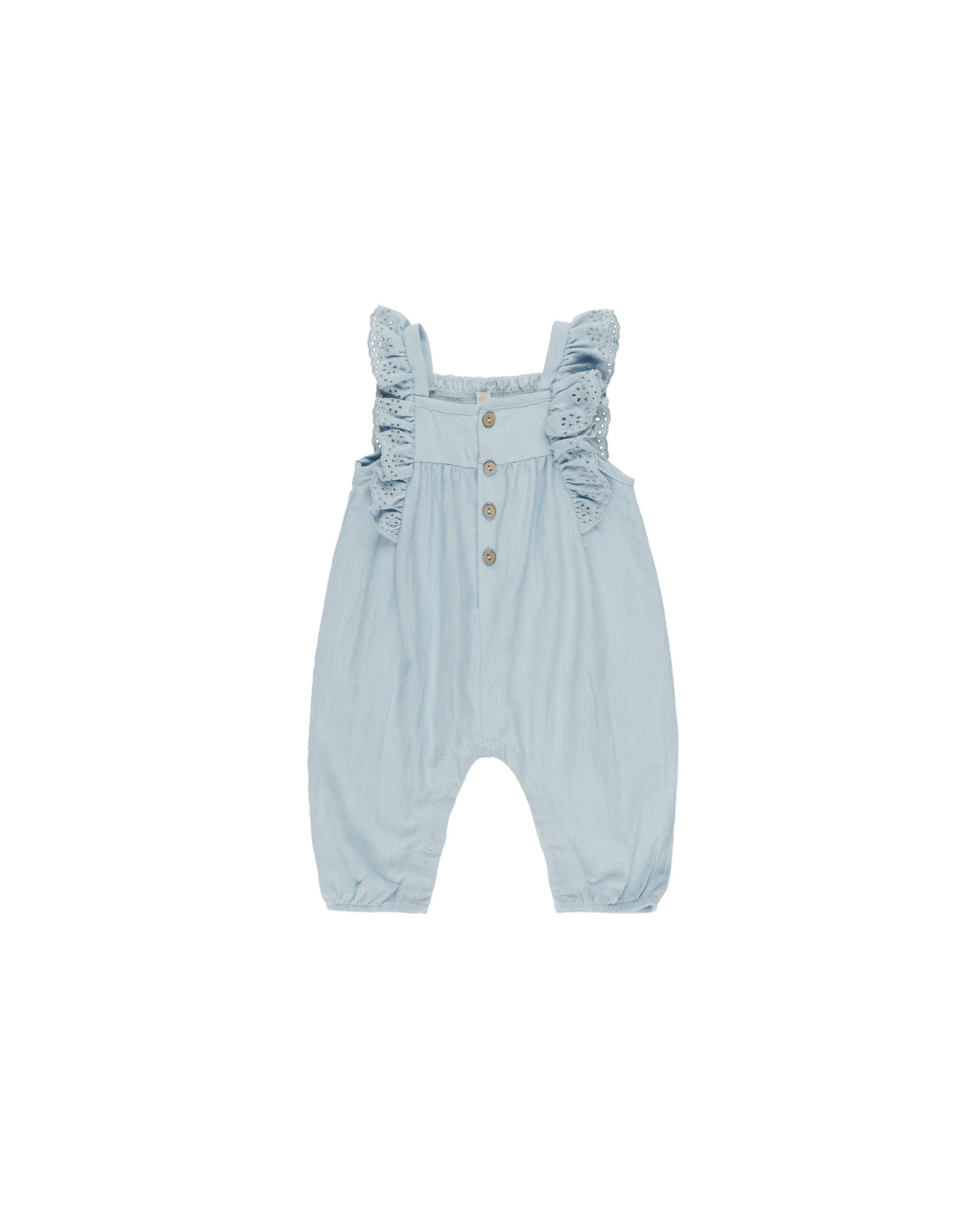 Quincy Mae Nova Romper - Chambray