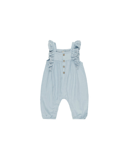 Quincy Mae Nova Romper - Chambray