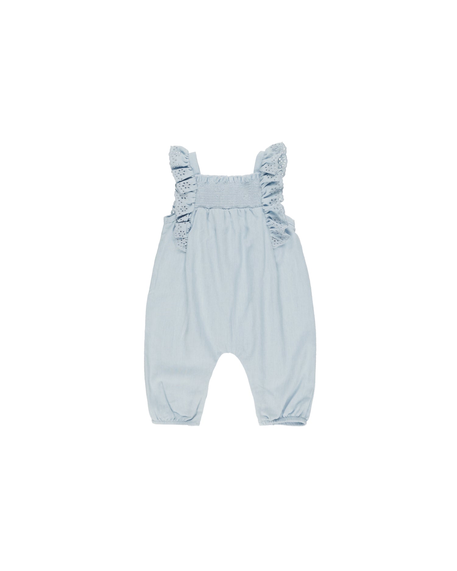 Quincy Mae Nova Romper - Chambray