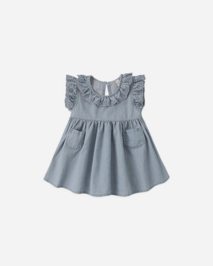 Quincy Mae Sophie Dress - Chambray