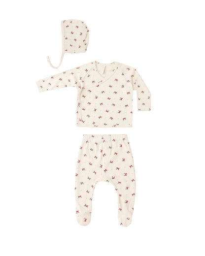 Quincy Mae Take Home Set - Red Bows