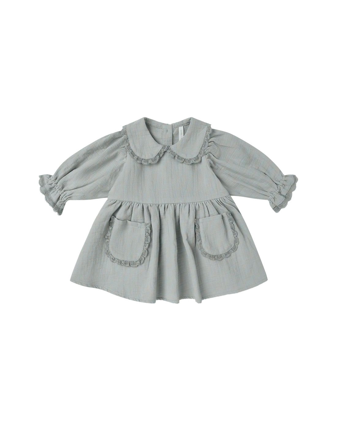 Quincy Mae Marisol Dress - Steel Blue