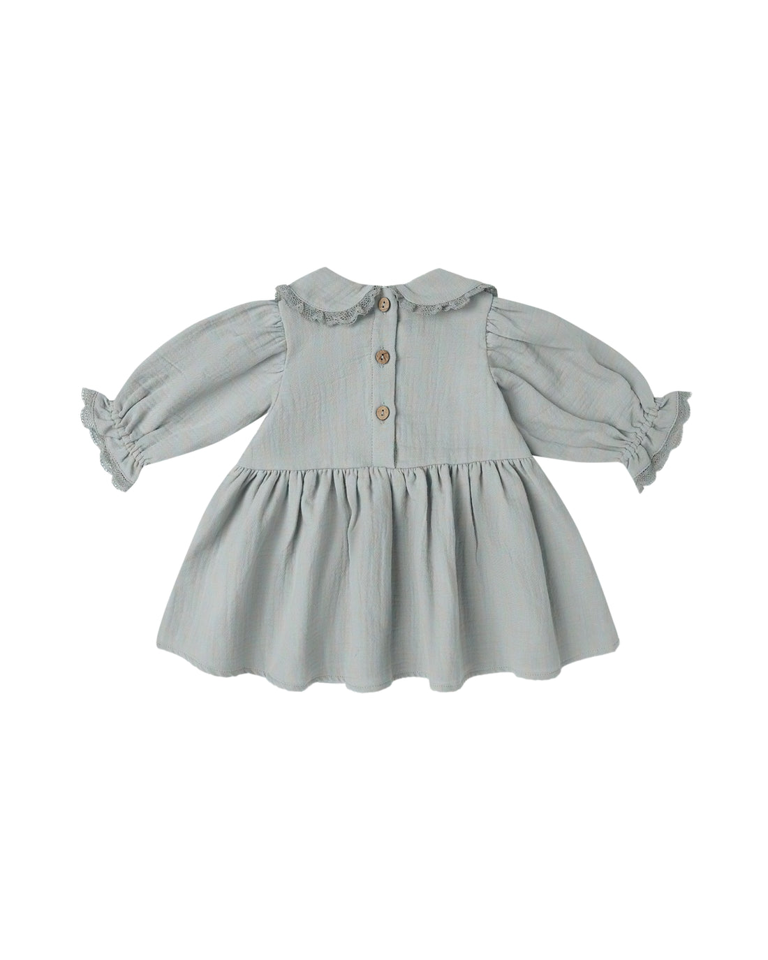 Quincy Mae Marisol Dress - Steel Blue