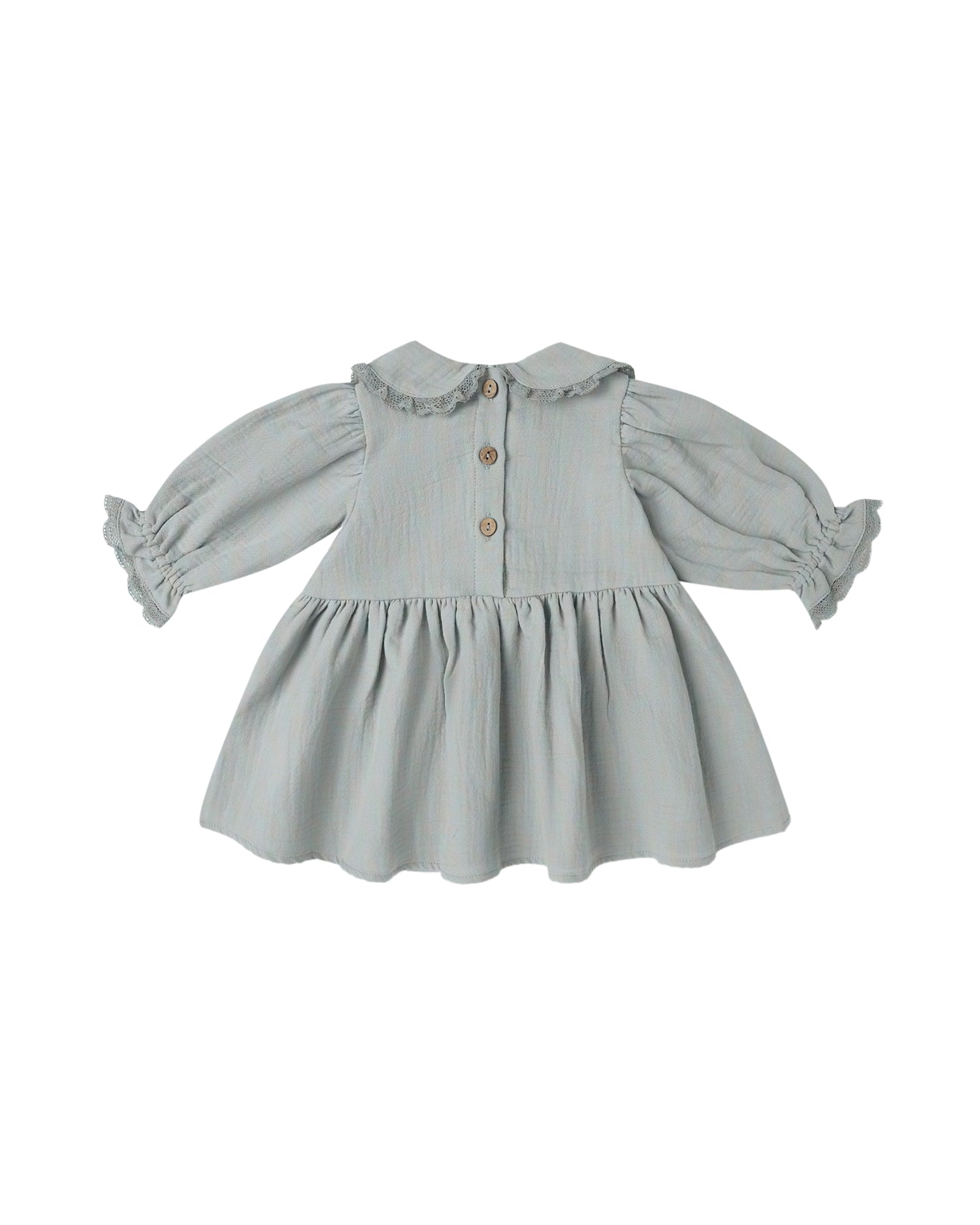 Quincy Mae Marisol Dress - Steel Blue