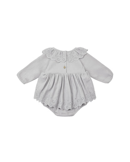 Quincy Mae Thalia Romper - Cloud