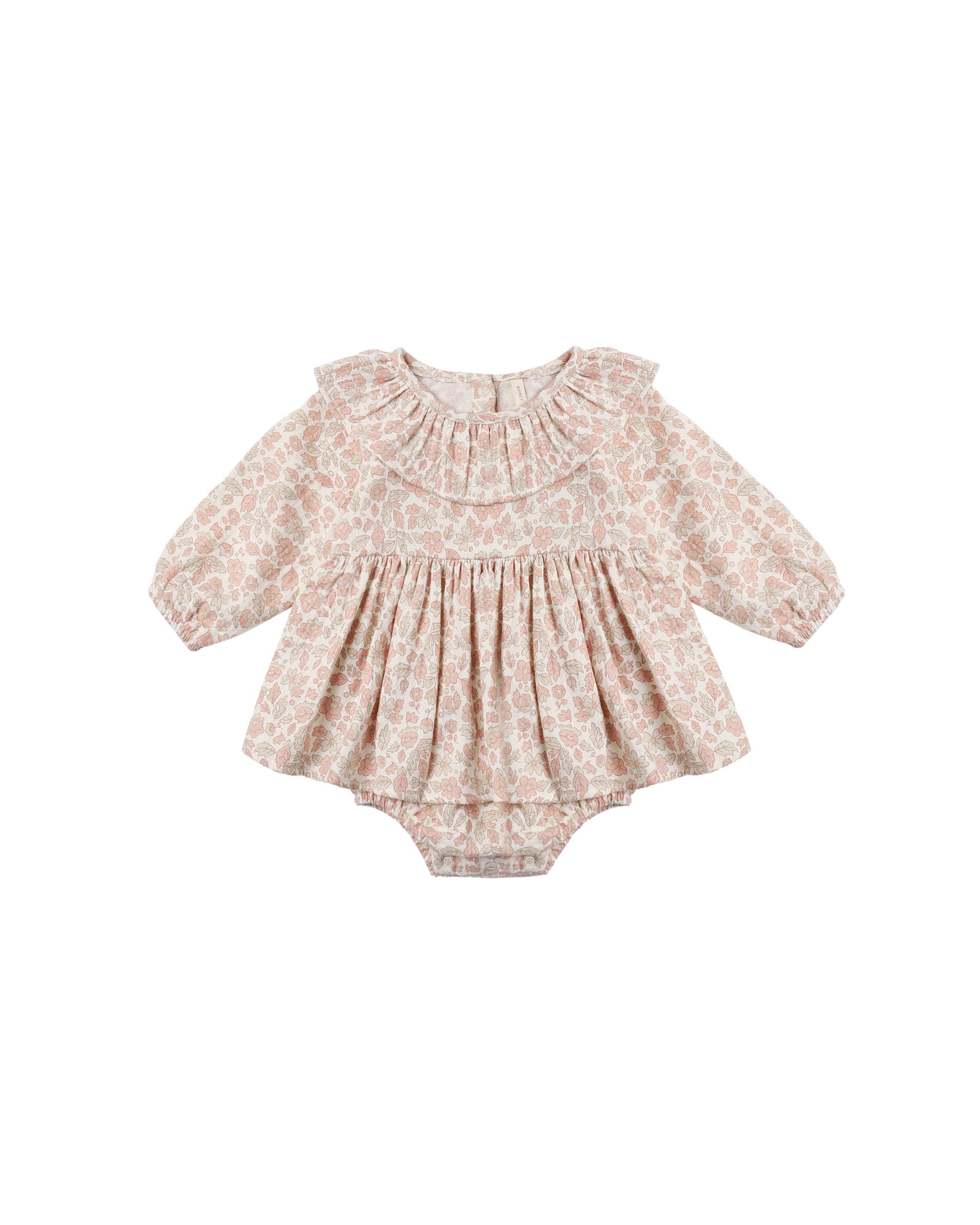 Quincy Mae Thalia Romper - Pink Blossom