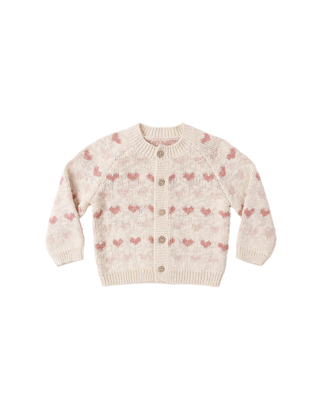 Quincy Mae Knit Cardigan - Hearts