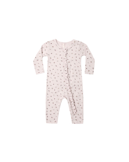Quincy Mae Ruffle Jumpsuit - Heart Ditsy