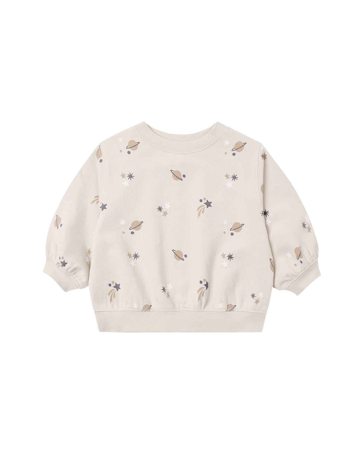 Quincy Mae Oversized Crew Sweatshirt - Space