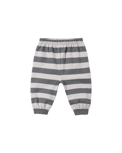 Quincy Mae Oversized Sweatpant - Midnight Stripe