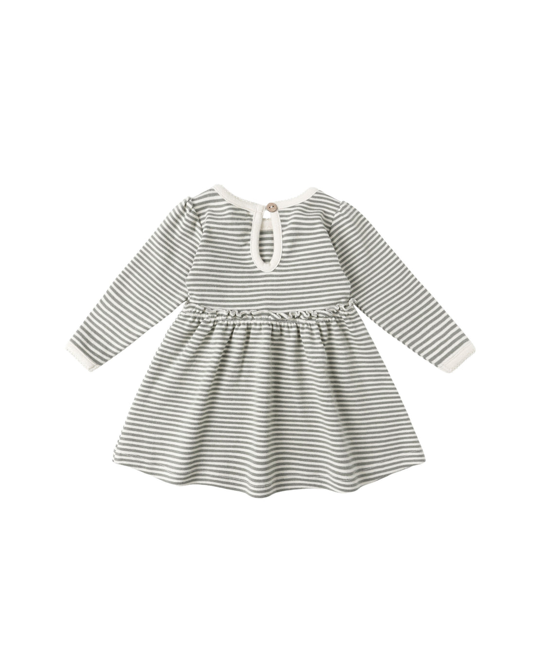 Quincy Mae Alda Dress - Forest Stripe