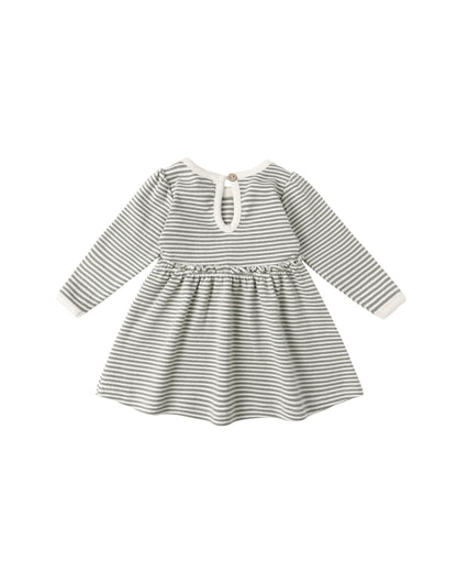 Quincy Mae Alda Dress - Forest Stripe