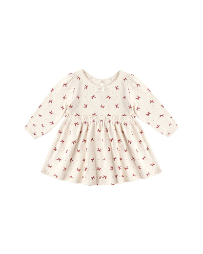 Quincy Mae Alda Dress - Red Bows
