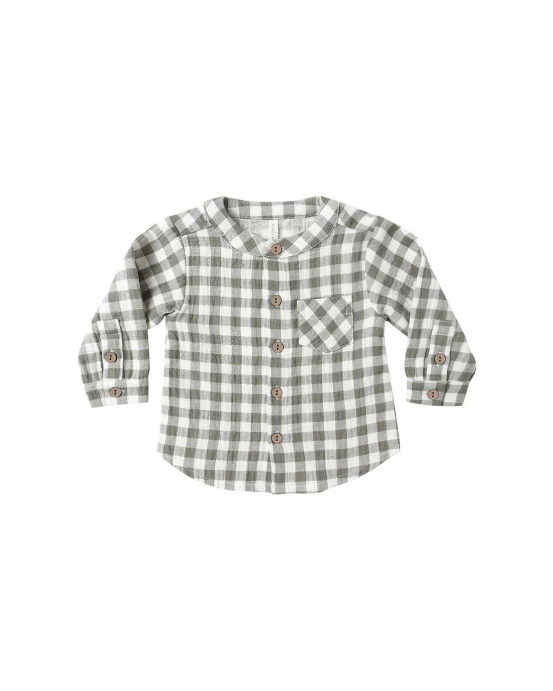 Quincy Mae Milo Shirt - Forest Check