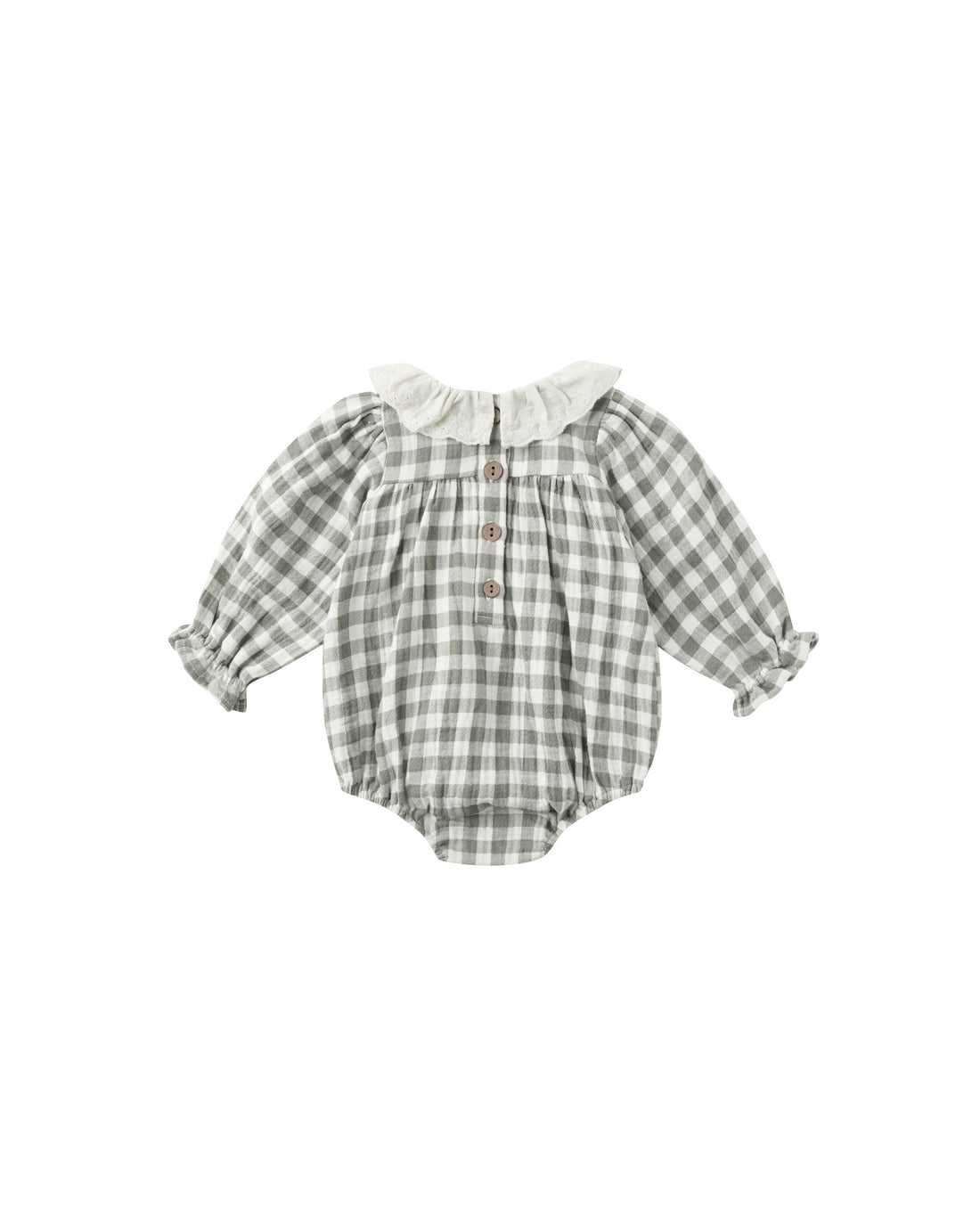 Quincy Mae Callie Romper - Forest Check