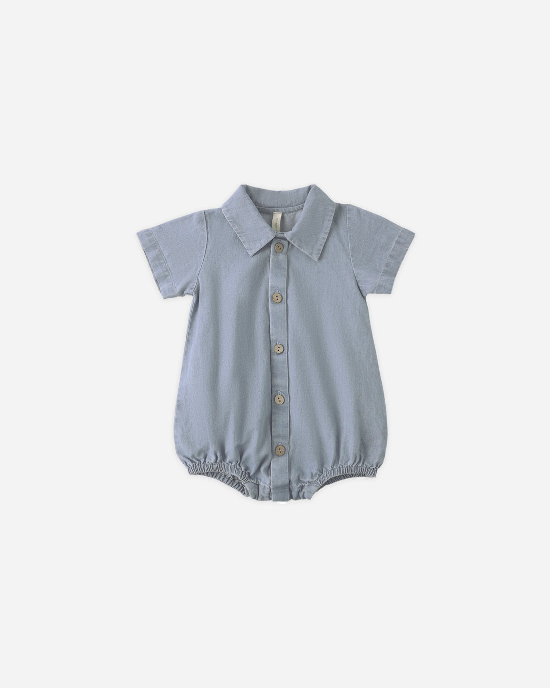 Quincy Mae Matteo Romper - Chambray