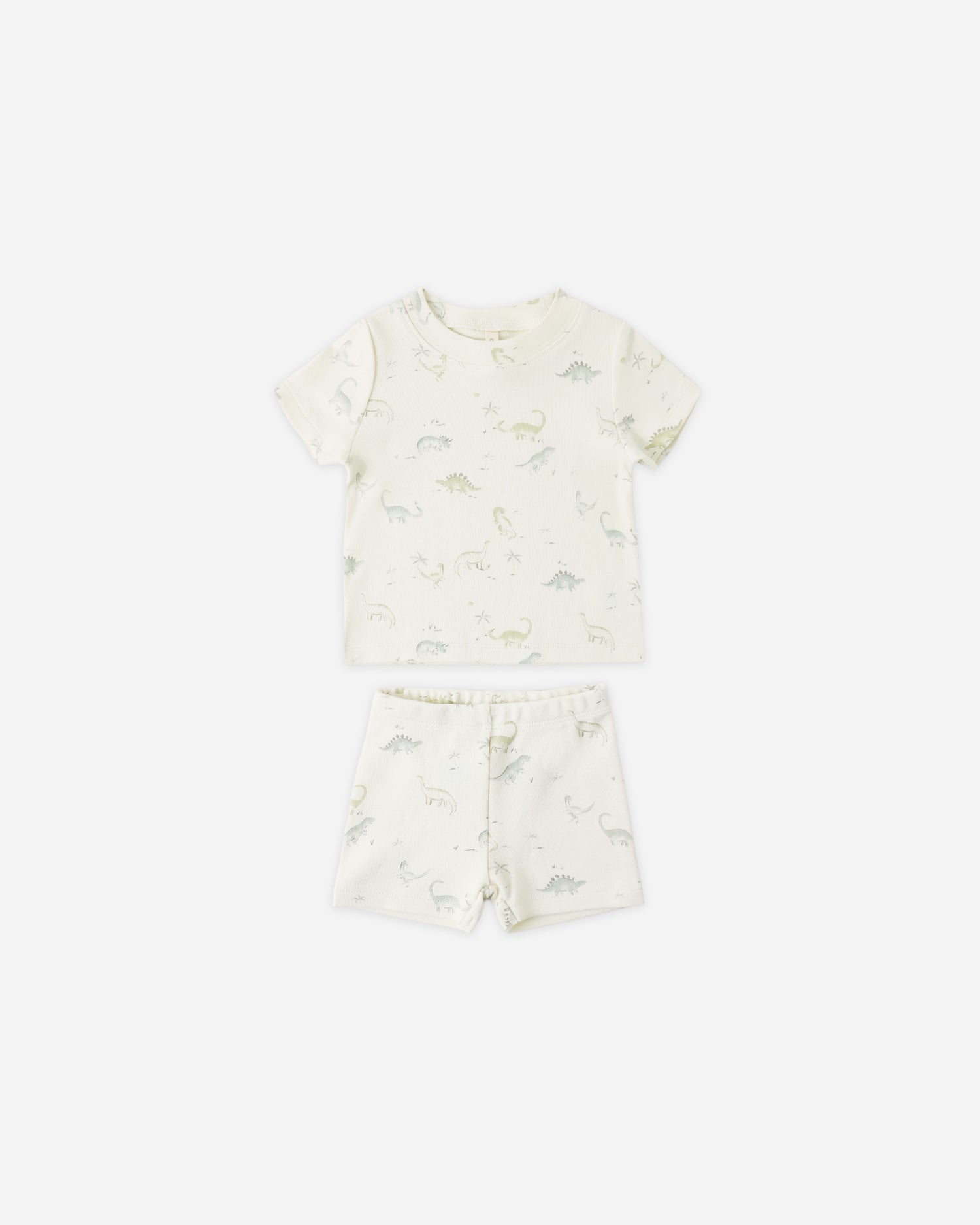 Quincy Mae Summer Pajama Set - Dinosaur