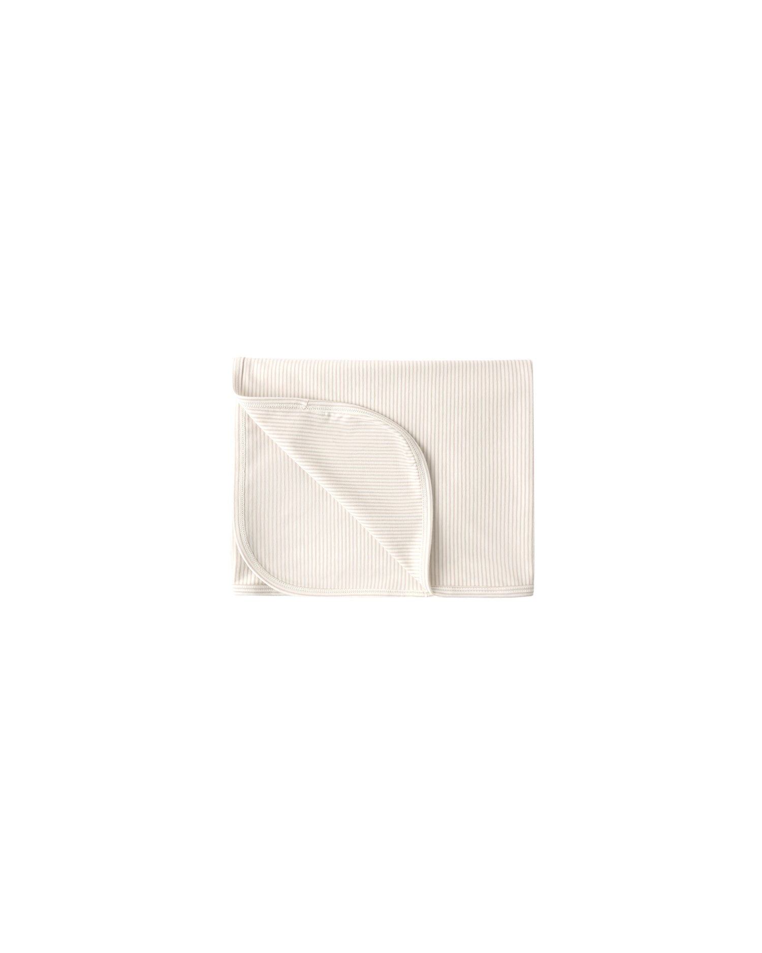 Quincy Mae Swaddle - Oat Micro Stripe