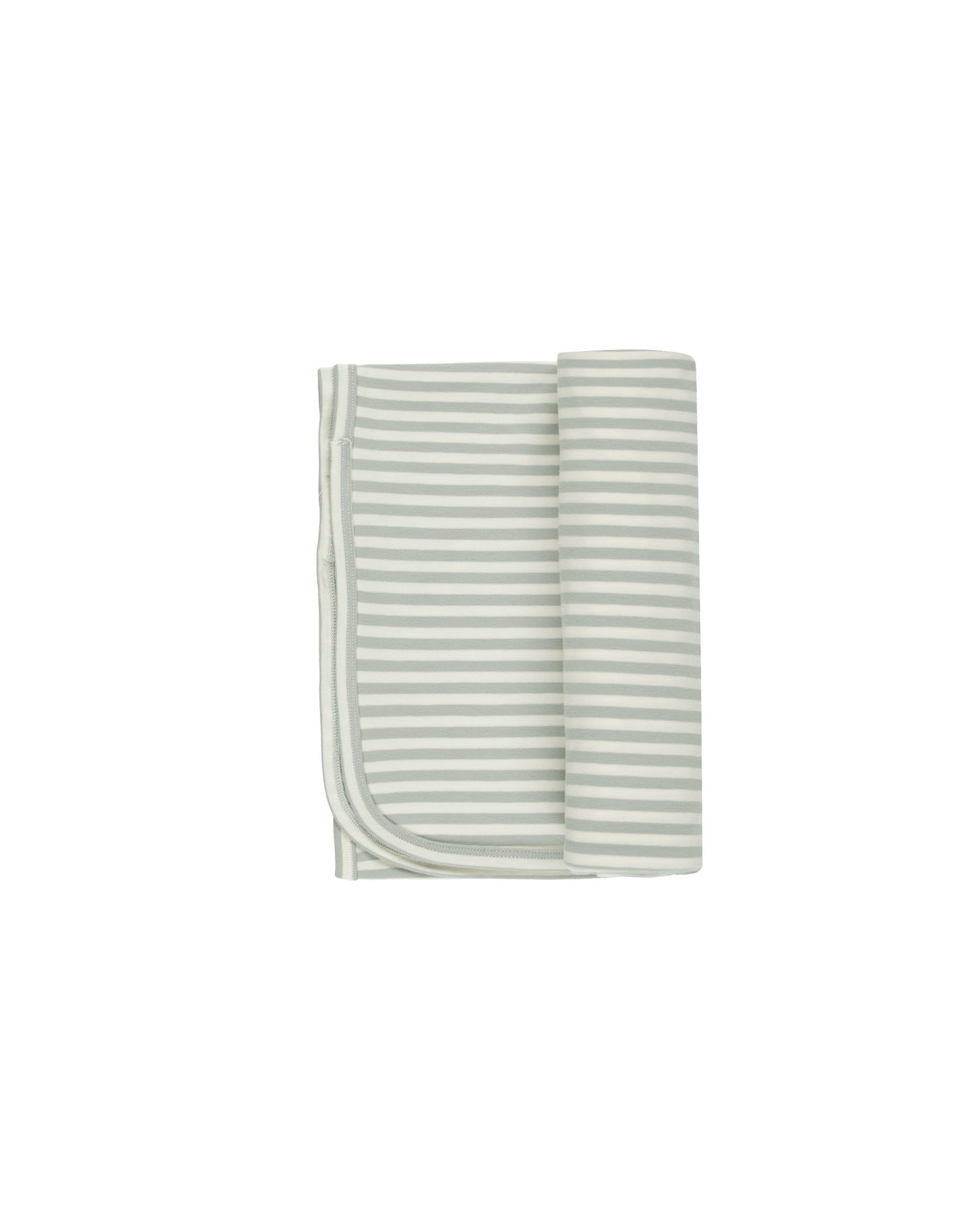 Quincy Mae Swaddle - Sage Stripe
