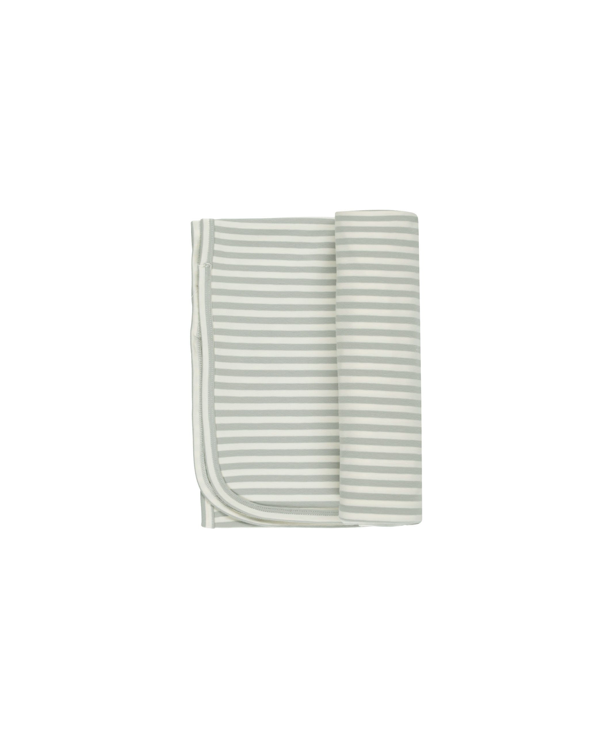 Quincy Mae Swaddle - Sage Stripe