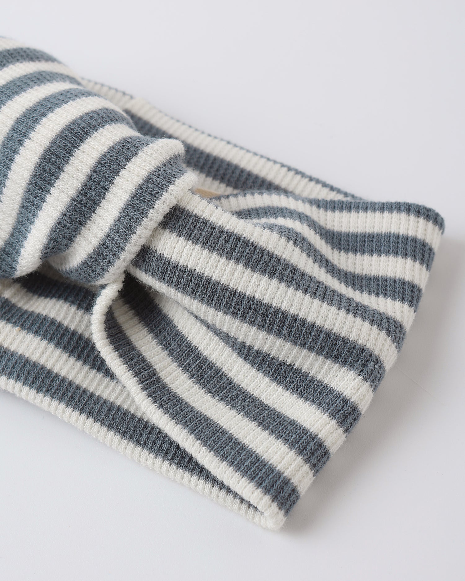 Quincy Mae Knotted Headband - Ocean Stripe
