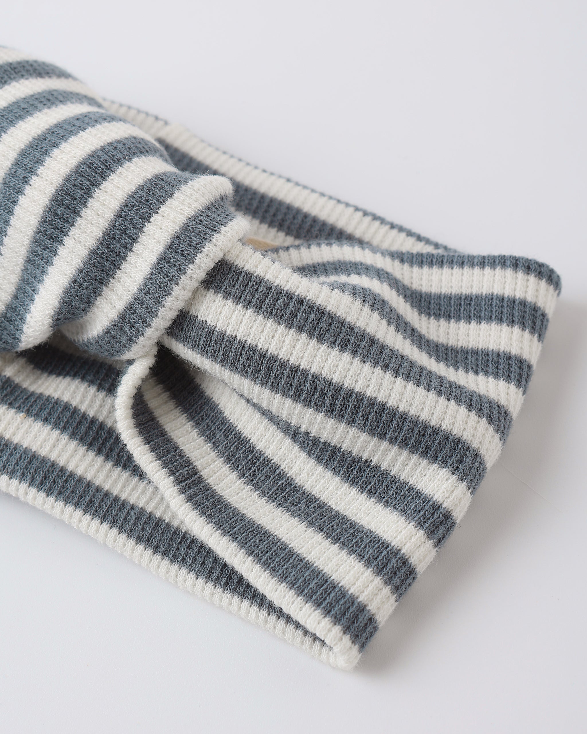 Quincy Mae Knotted Headband - Ocean Stripe