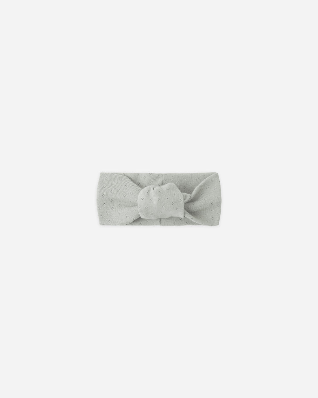 Quincy Mae Pointelle Knotted Headband - Sage