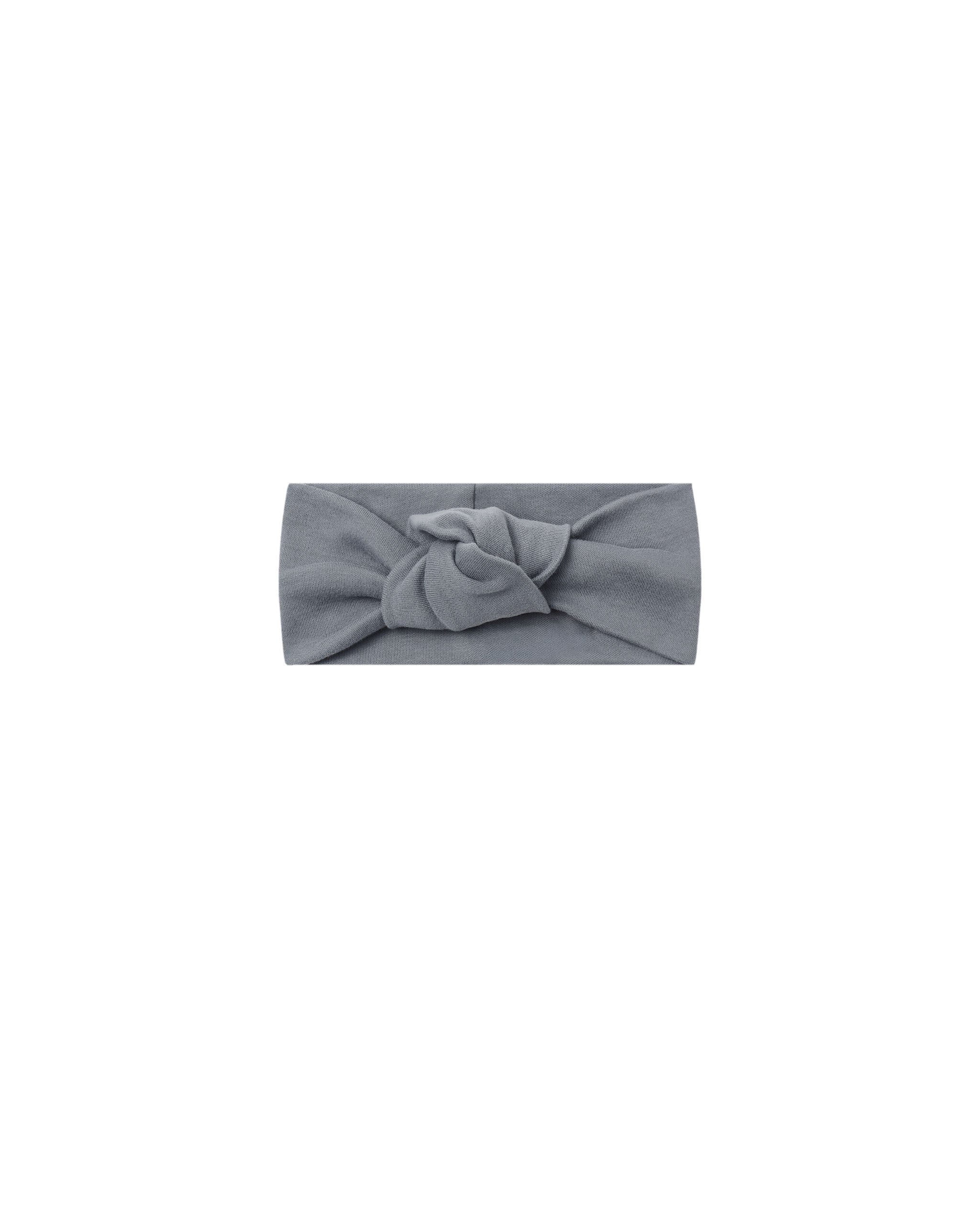 Quincy Mae Knotted Headband - Slate