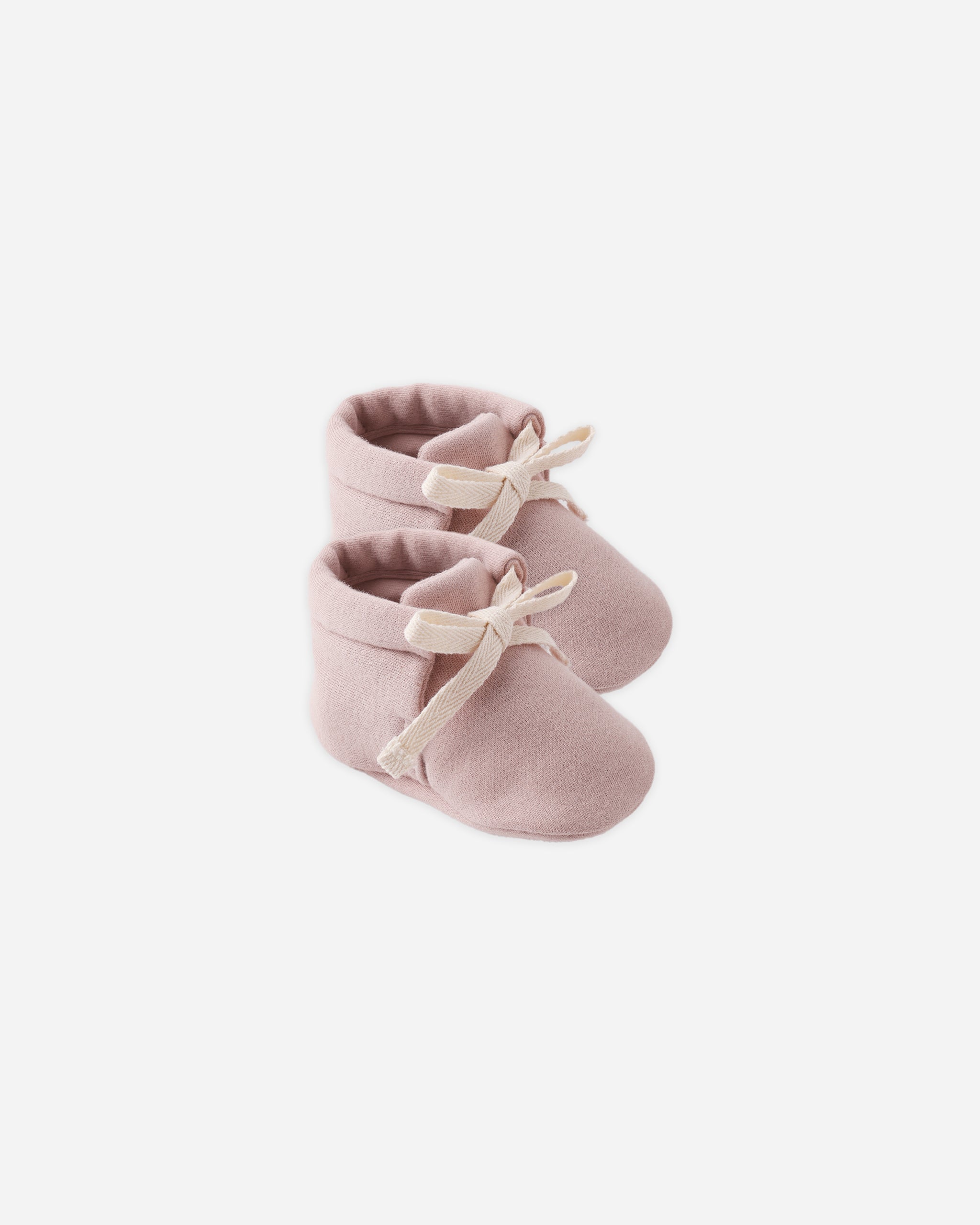 Quincy Mae Baby Booties - Mauve