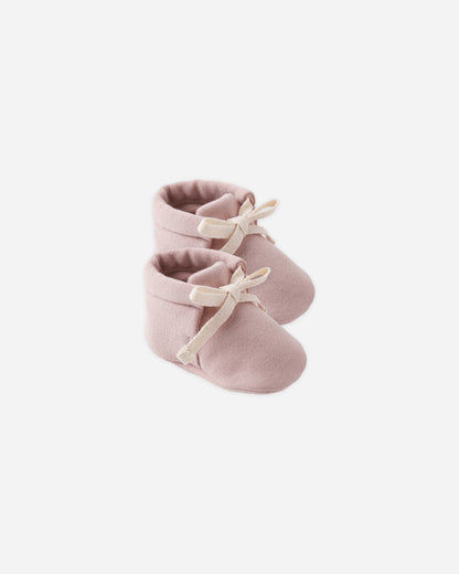 Quincy Mae Baby Booties - Mauve