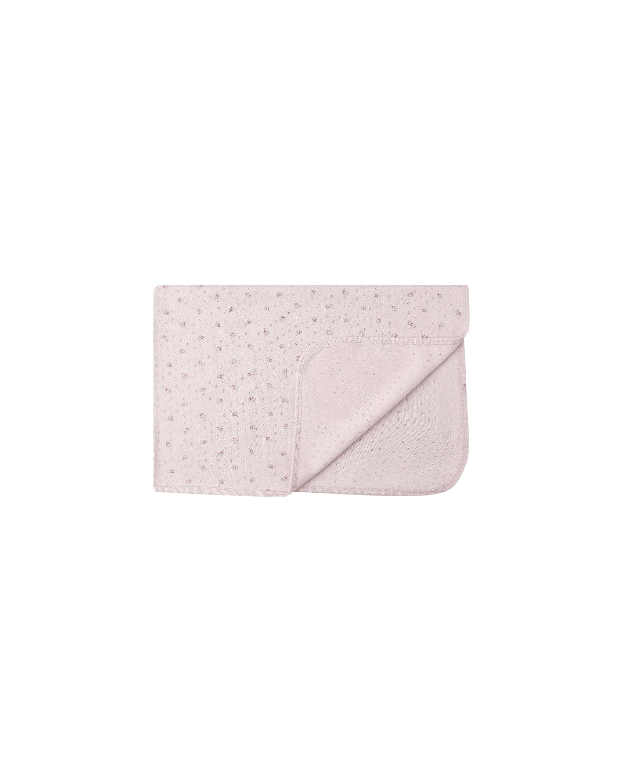 Quincy Mae Pointelle Baby Blanket - Lilac Ditsy